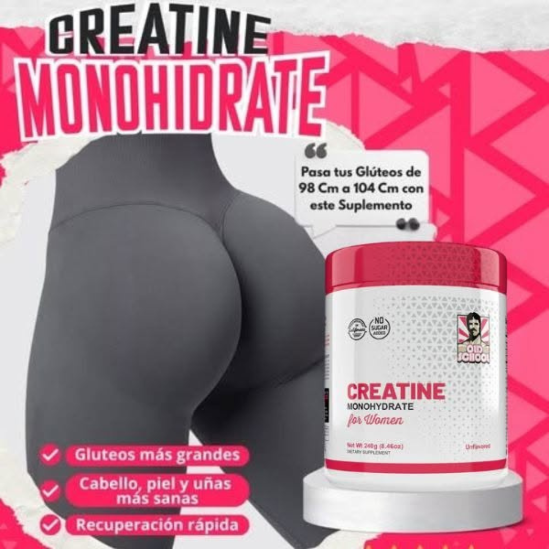 🏋️♂️ CREATINA MONOHYDRATADA OLD SCHOOL FOR WOMEN 💪 - CALENTAMIENTO BLACK FRIDAY 🔥 COMPRA 2 Y LLÉVATE 3🔥