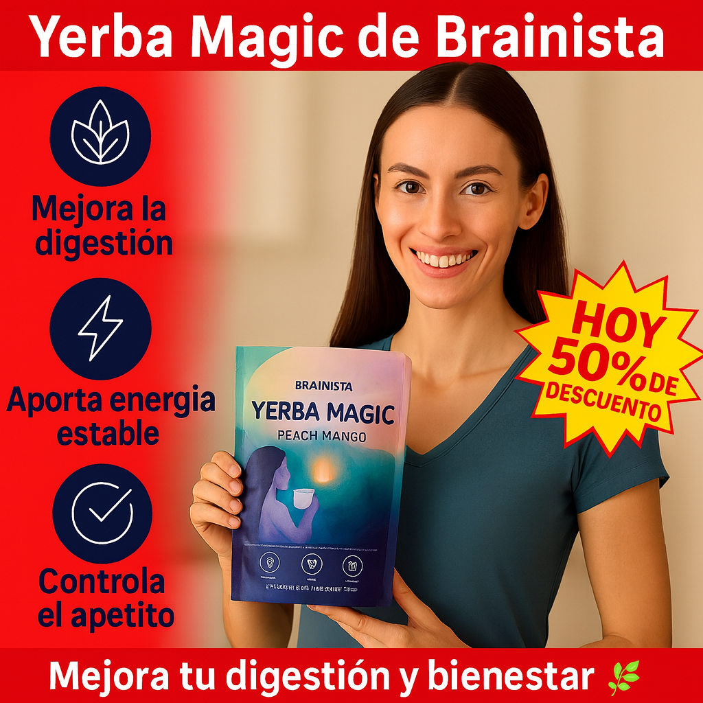Yerba Magic® Té instantáneo de yerba mate en polvo