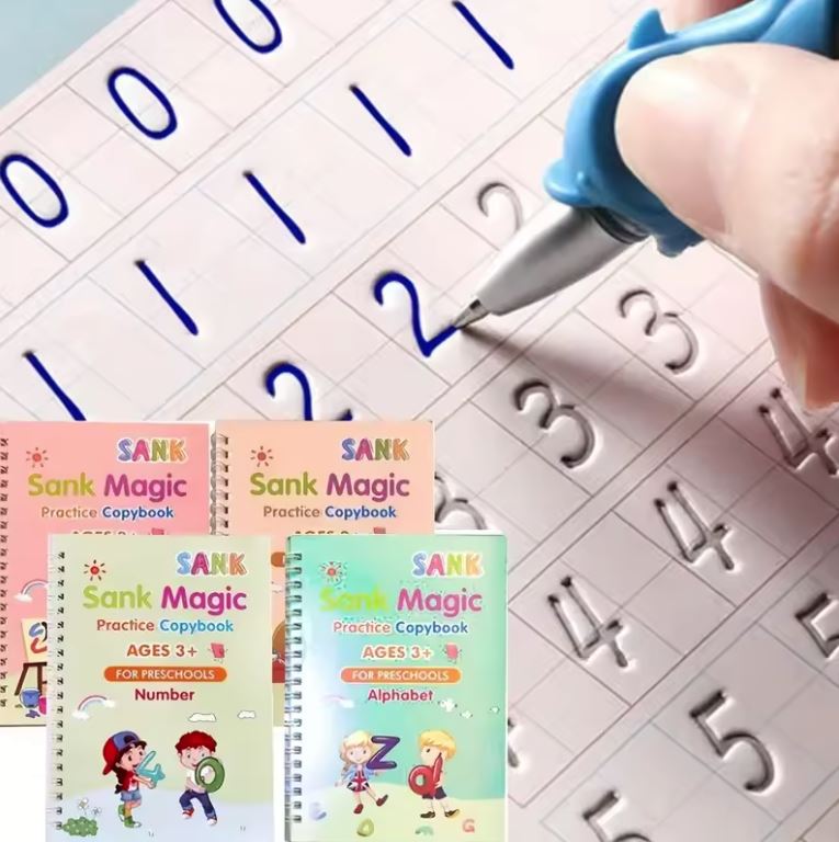 Caligrafix™ - Super Kit 4 Libros de Caligrafía Reutilizables - [PROMOCIÓN DISPONIBLE SOLO HOY]