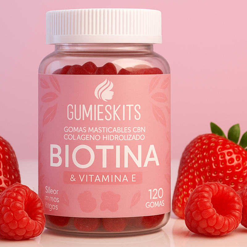 🌸 GUMIESKITS™ – GOMITAS PREMIUM COLÁGENO + BIOTINA + VITAMINA E  ✅COMPRA 1 LLEVA 2