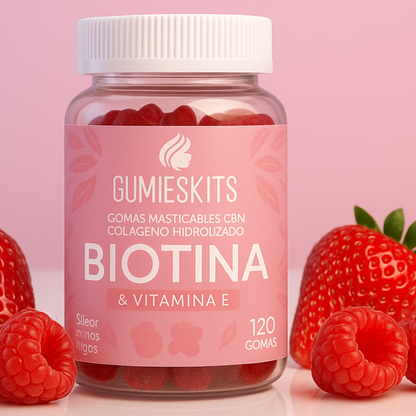 🌸 GUMIESKITS™ – GOMITAS PREMIUM COLÁGENO + BIOTINA + VITAMINA E  ✅COMPRA 1 LLEVA 2