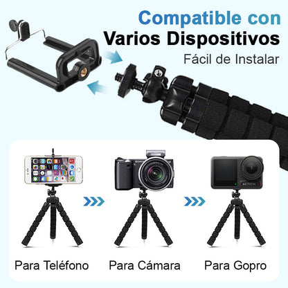 OctoFlex™ – Soporte Flexible y Antideslizante para Celular