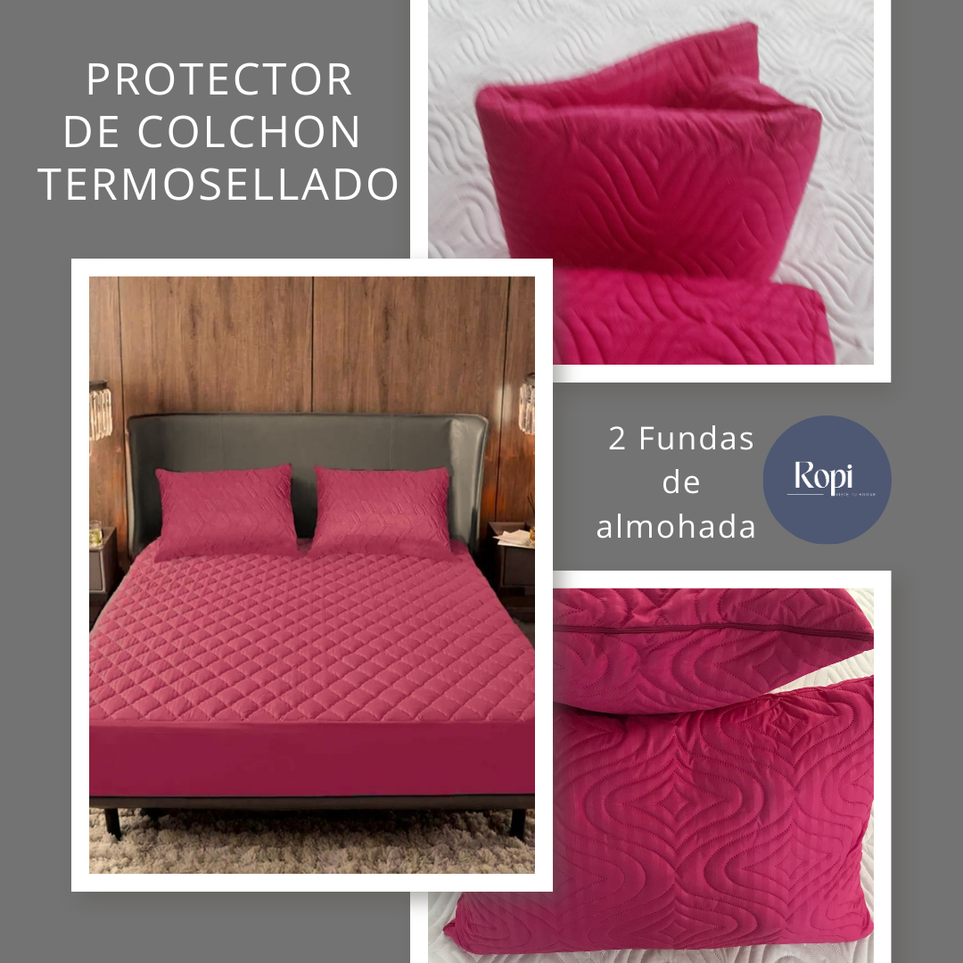 CalmaBed™ - Protector De Colchón + Fundas de almohadas - [PROMOCIÓN DISPONIBLE SOLO HOY]