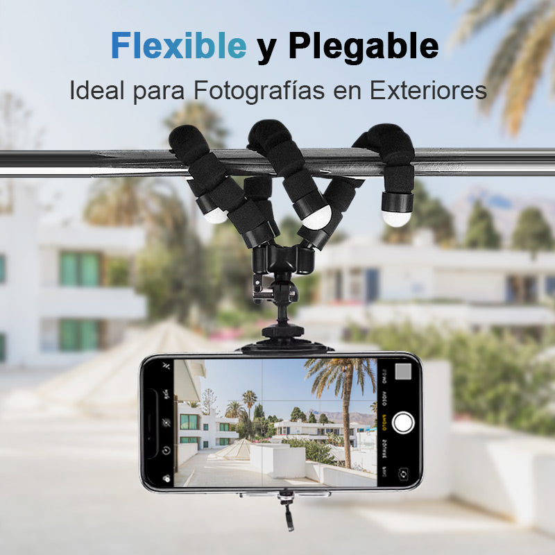 OctoFlex™ – Soporte Flexible y Antideslizante para Celular