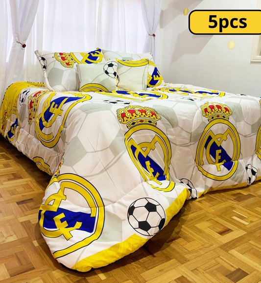 GolCama™ Kit de CubreCamas 5 Piezas Apoya a tu Equipo con Estilo! ⚽🏆 - [PROMOCIÓN DISPONIBLE SOLO HOY]