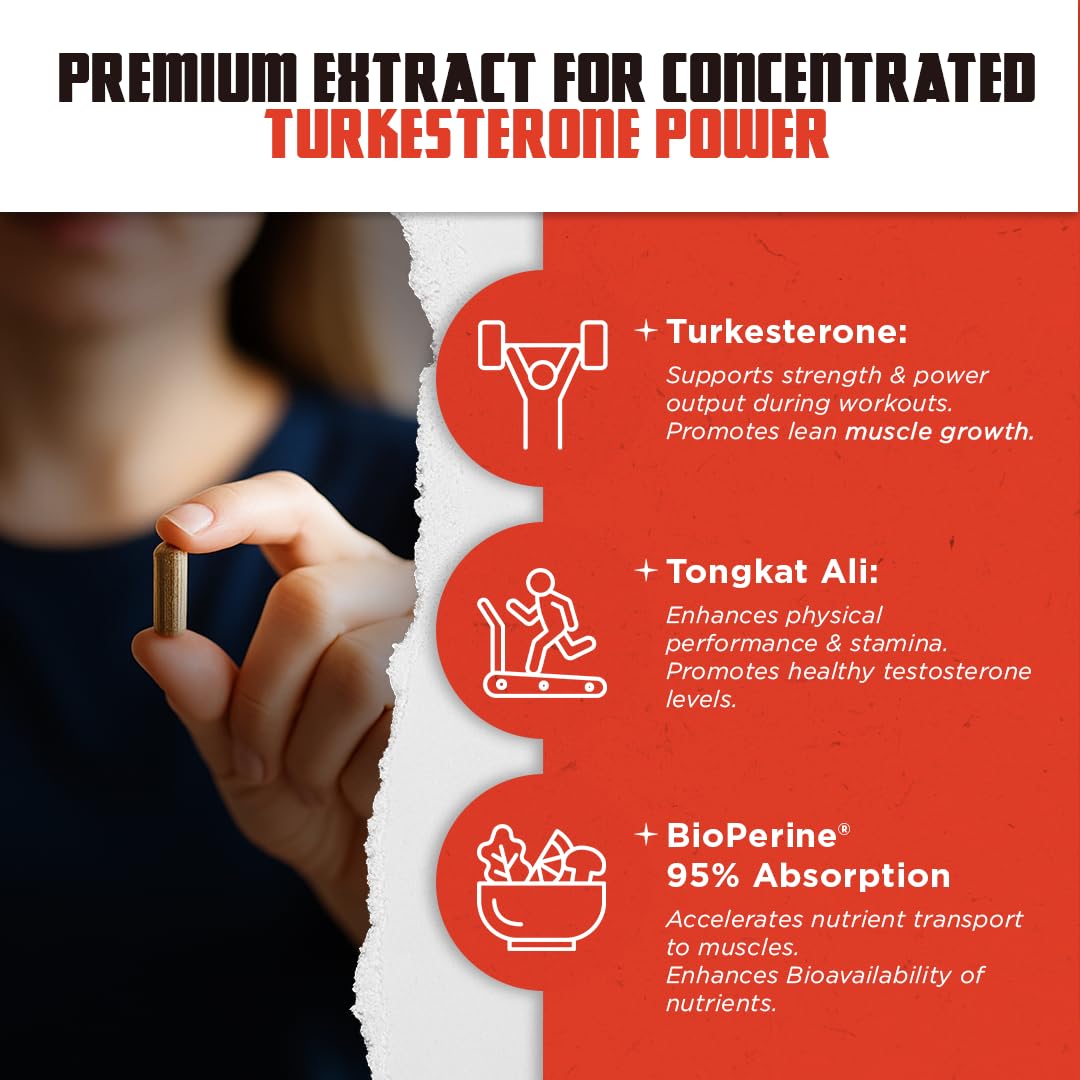 Turkesterona - Potenciador de Testosterona