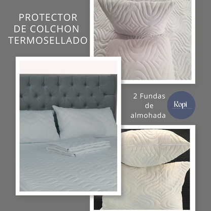 CalmaBed™ - Protector De Colchón + Fundas de almohadas - [PROMOCIÓN DISPONIBLE SOLO HOY]