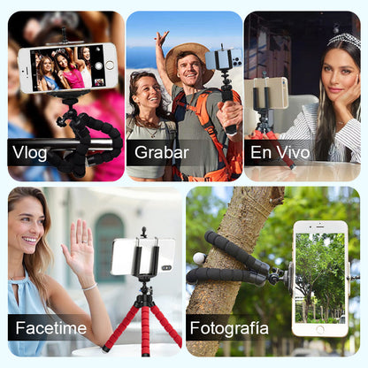 OctoFlex™ – Soporte Flexible y Antideslizante para Celular