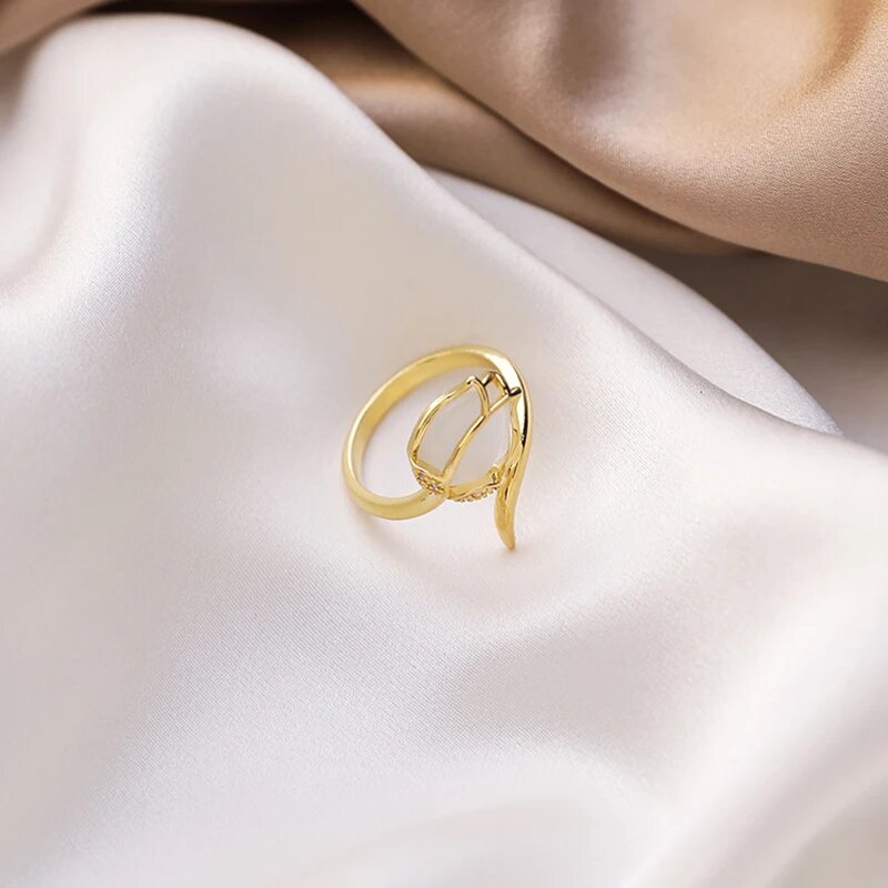 TULIPAN™ ANILLO AJUSTABLE  JOYERIA EXCLUSIVA - [PROMOCIÓN DISPONIBLE SOLO HOY]