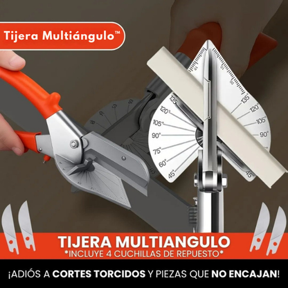 Tijera Multiángulo™ - Corte Perfecto en Todos los Ángulos