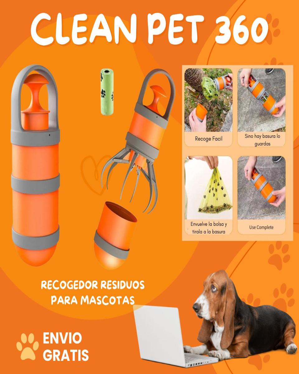 CleanPaw™ – Recogedor Higiénico de Residuos para Mascotas