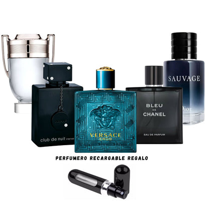 💥 PACK DE LUJO 5x1 – Los Perfumes Más Deseados + 1 Regalo Exclusivo