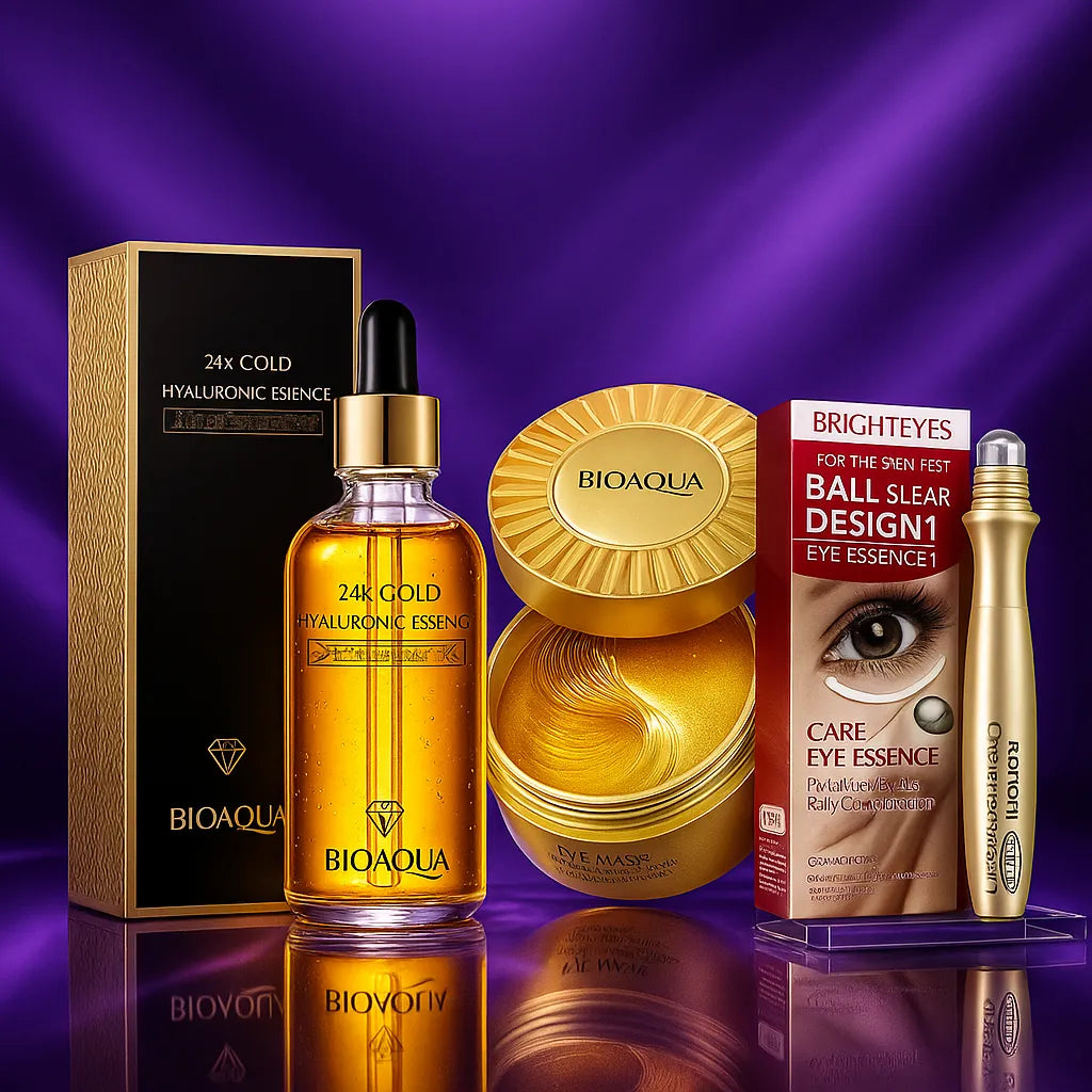 TripleLuz™ – Sérum + Contorno + Parches en un solo pack