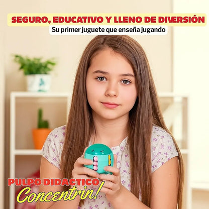 PulpoZen - Calma, enfoque y diversión en un solo juguete.
