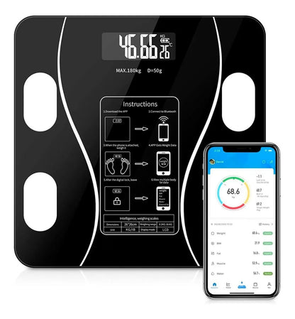 🧠HealthSync™ – Análisis Corporal al Instante - Mide Grasa, Agua y Más 📱