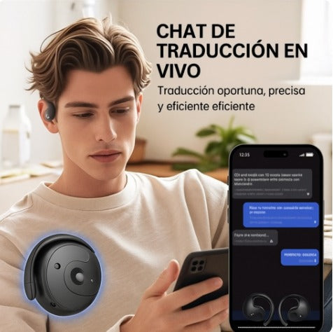 🎧 PolyVoice™ – Entiende y habla 144 idiomas al instante