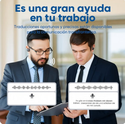 🎧 PolyVoice™ – Entiende y habla 144 idiomas al instante