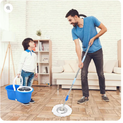 Trapero Giratorio Magico Con Balde 360° -  [PROMOCIÓN DISPONIBLE SOLO HOY]