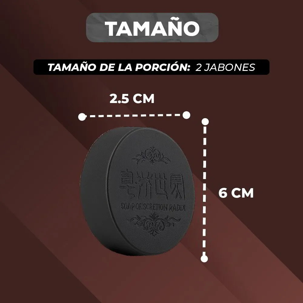 CanaBlock™ - Jabón negro anticanas con fórmula herbal
