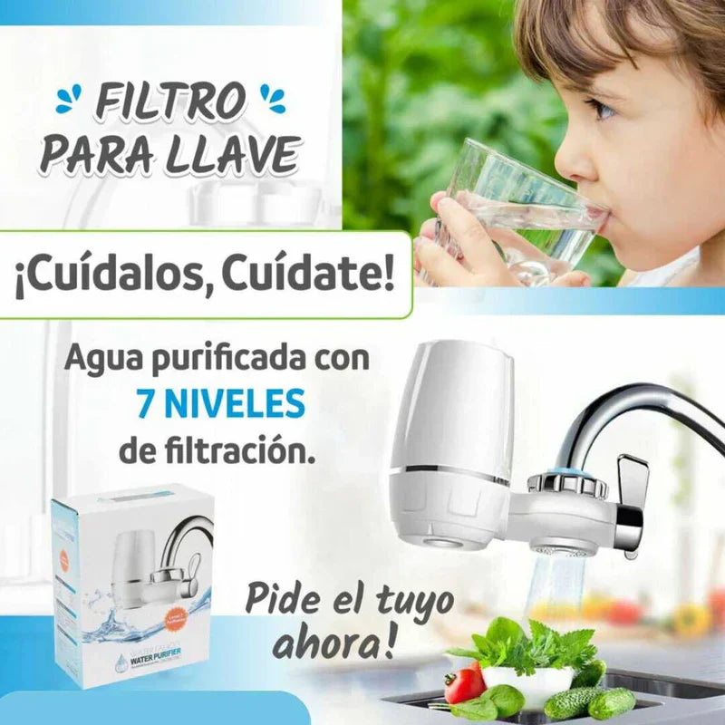 AquaClean Filtro Purificador de Agua K-Factor - [PROMOCIÓN DISPONIBLE SOLO HOY]